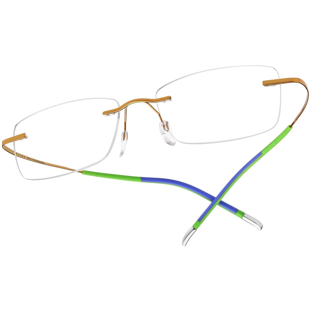 FONEX Rimless Titanium Glasses