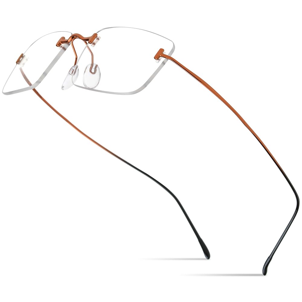 FONEX Rimless Titanium Glasses