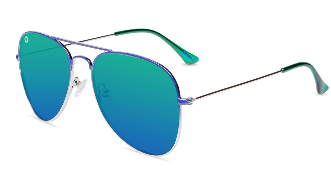 Knockaround Mile Highs Polarized Aviator Sunglasses for Men & Women - UV400 Protection