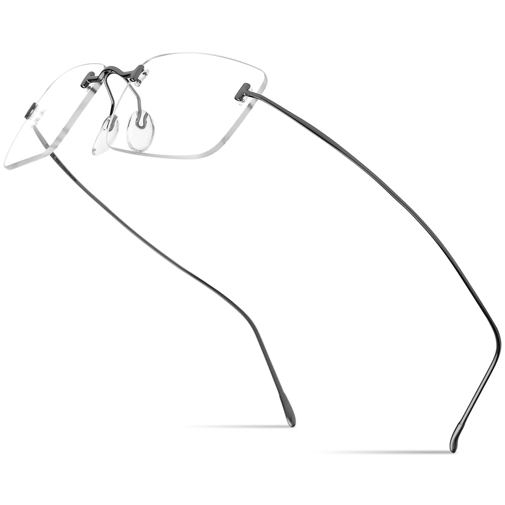 FONEX Rimless Titanium Glasses