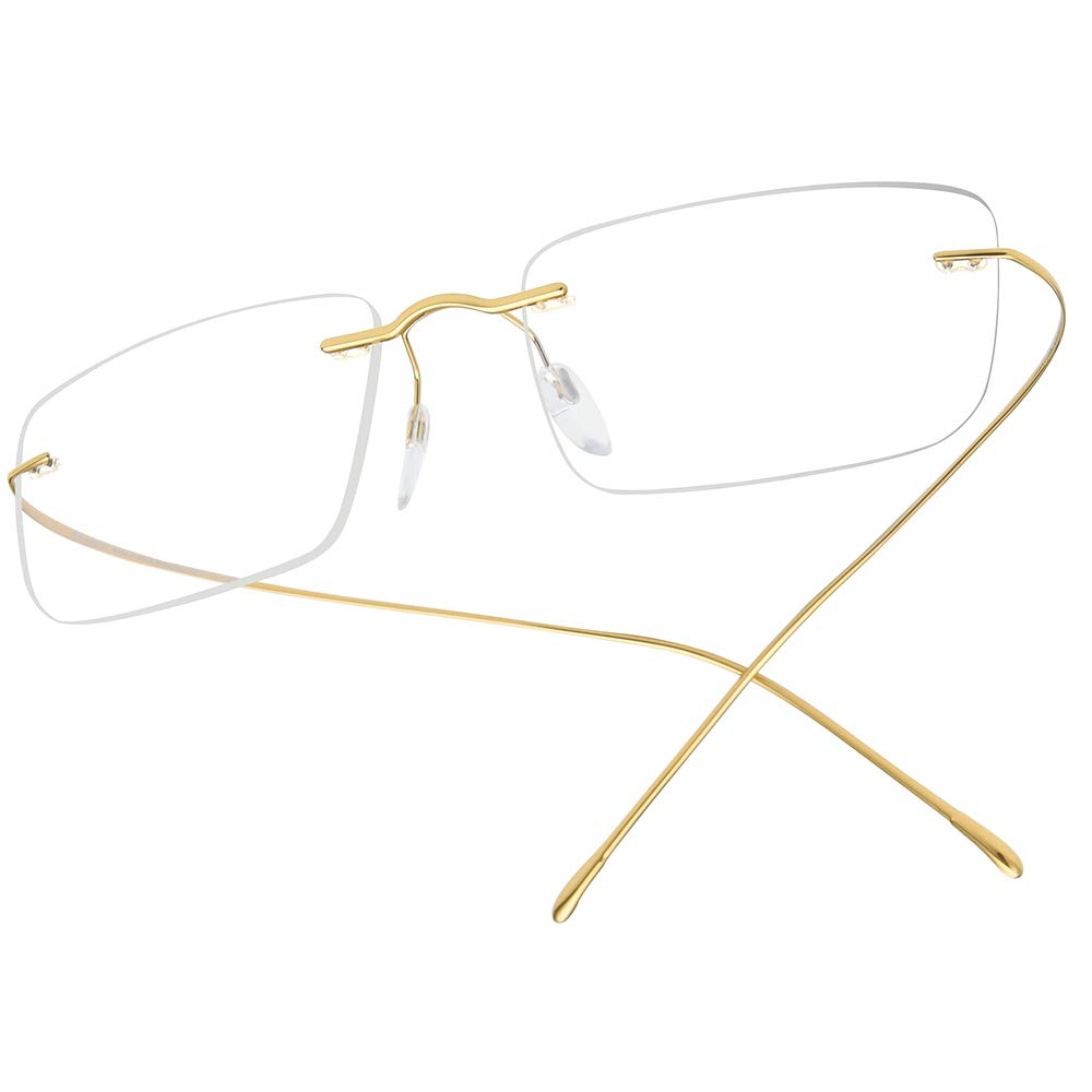 FONEX Rimless Titanium Glasses