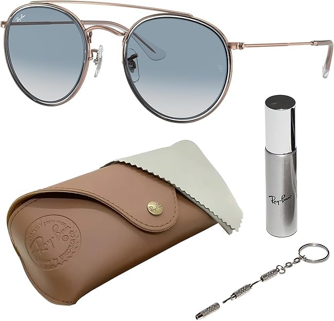 Ray-Ban Double Bridge Round Sunglasses