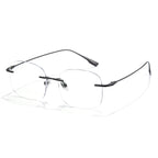 Cyxus Rimless Titanium Blue Light Glasses