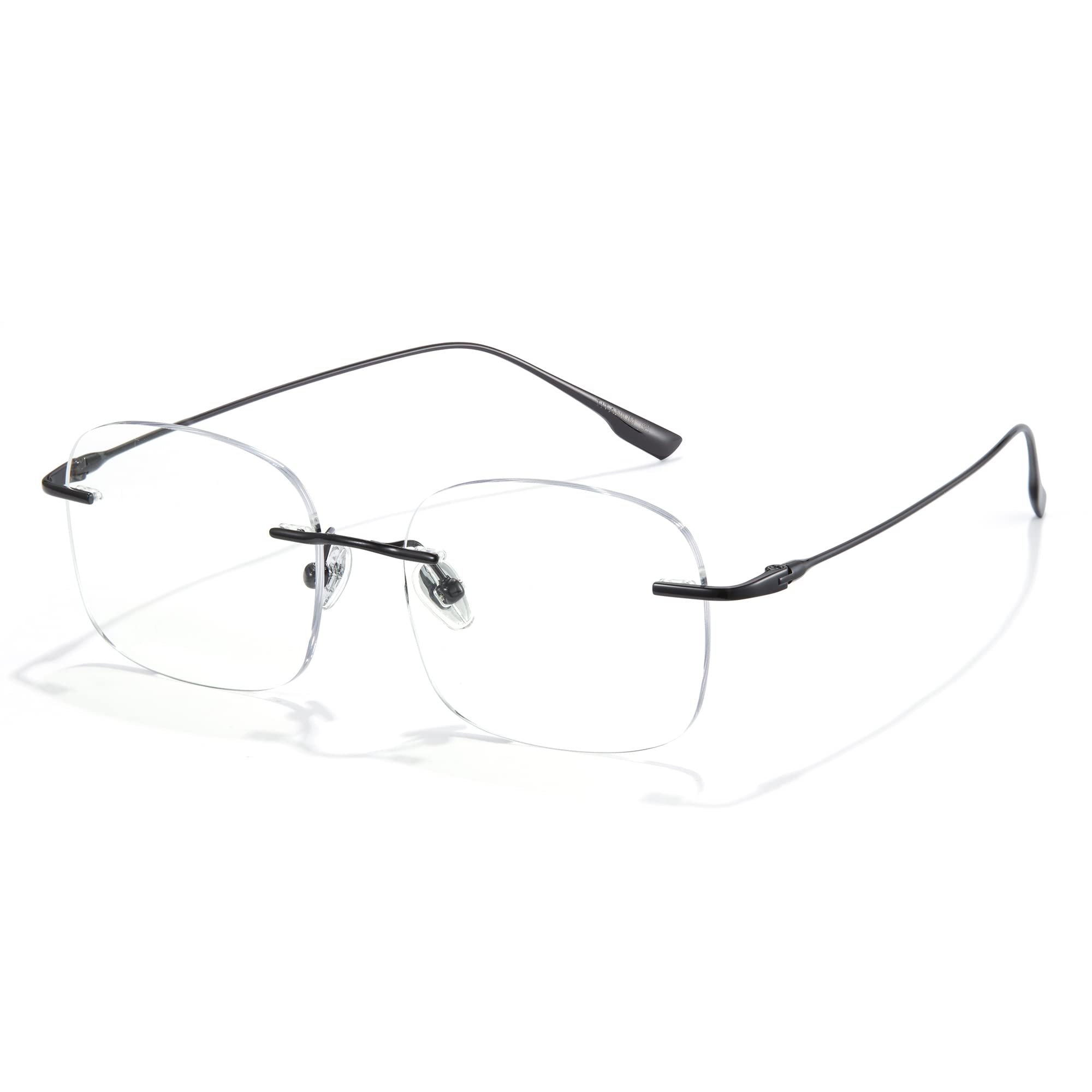 Cyxus Rimless Titanium Blue Light Glasses