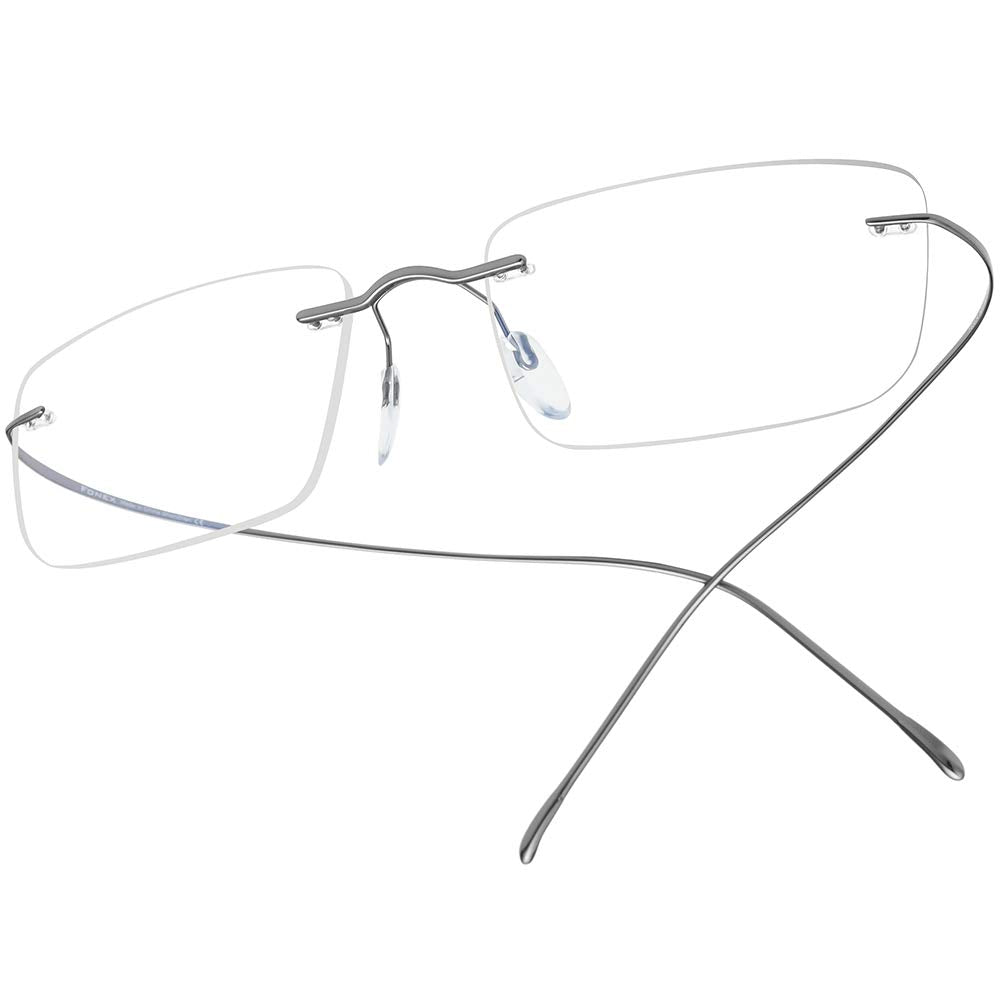 FONEX Rimless Titanium Glasses