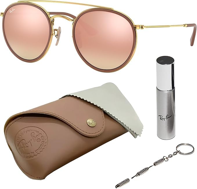 Ray-Ban Double Bridge Round Sunglasses