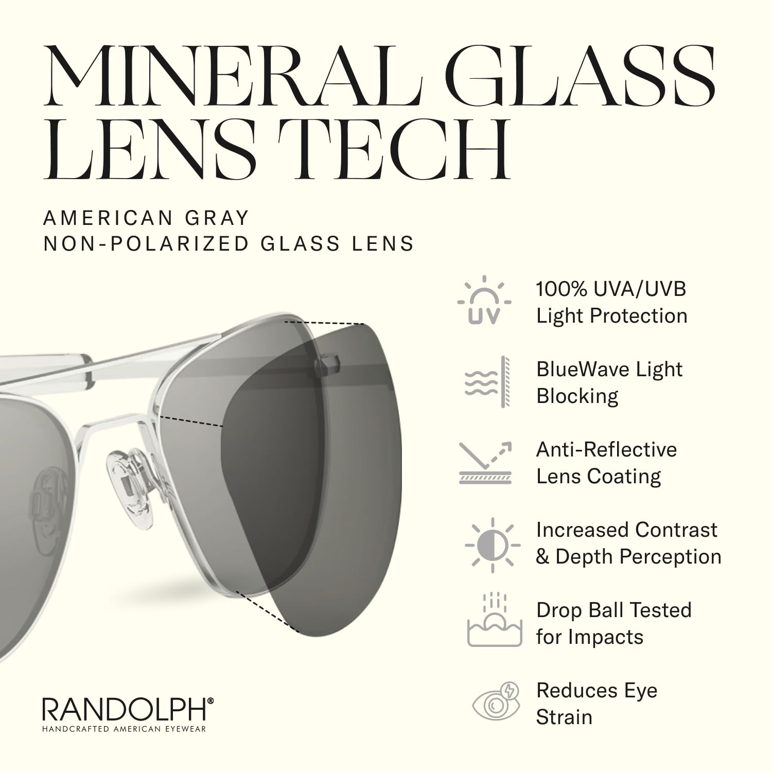 Randolph Aviator Sunglasses