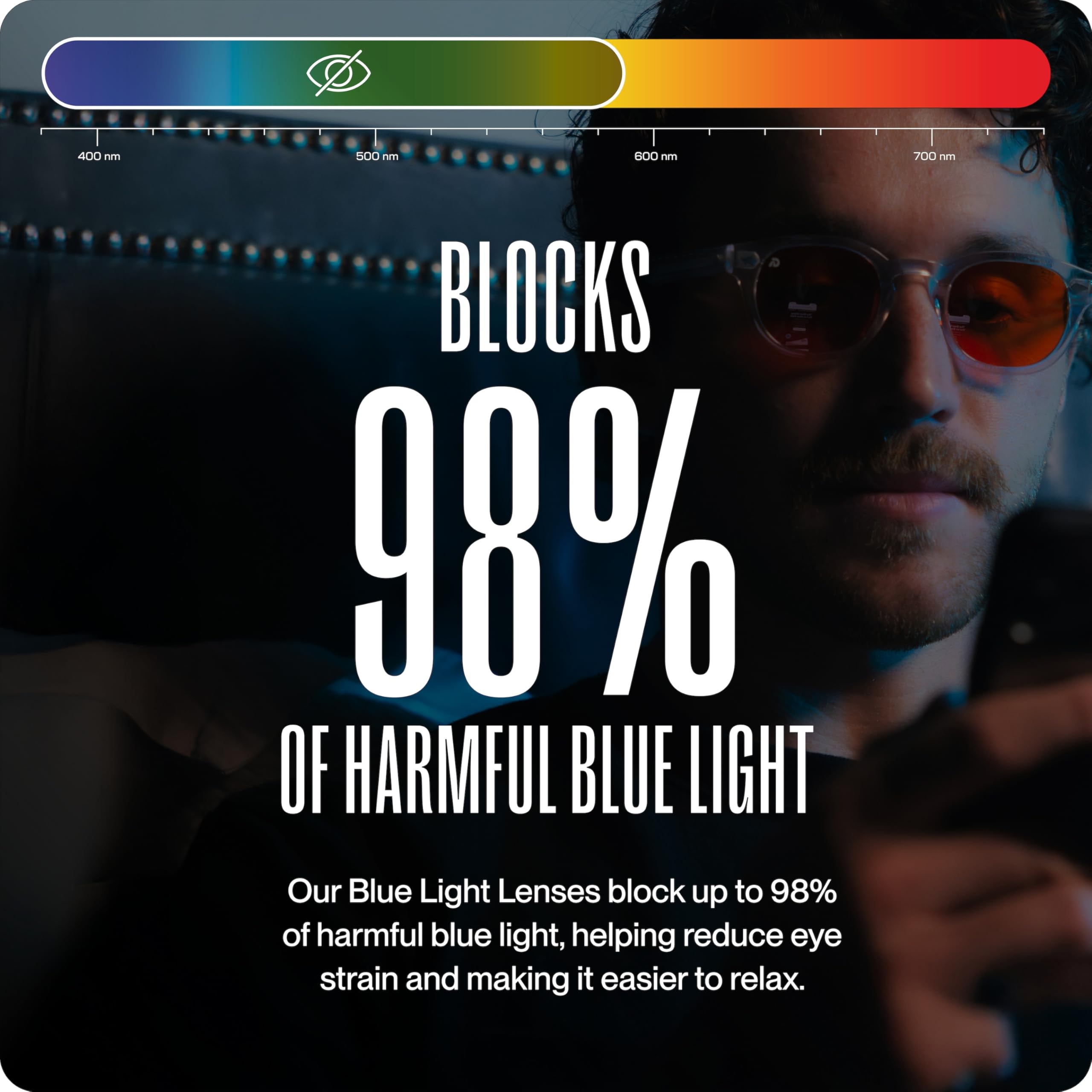 DREAM RECOVERY Blue Light Blocking Glasses for Computer, Gaming, Screen Fatigue