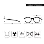 OPULIZE Round Myopia Glasses (3 Pack)