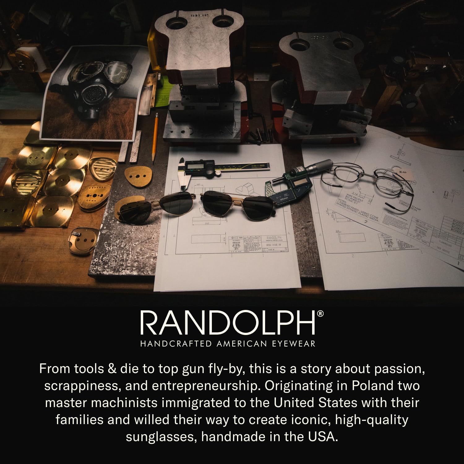 Randolph Aviator Sunglasses