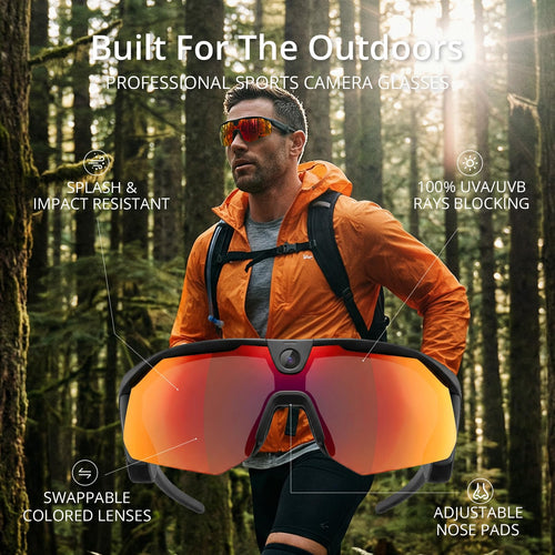 BleeqUp Camera Sport Sunglasses