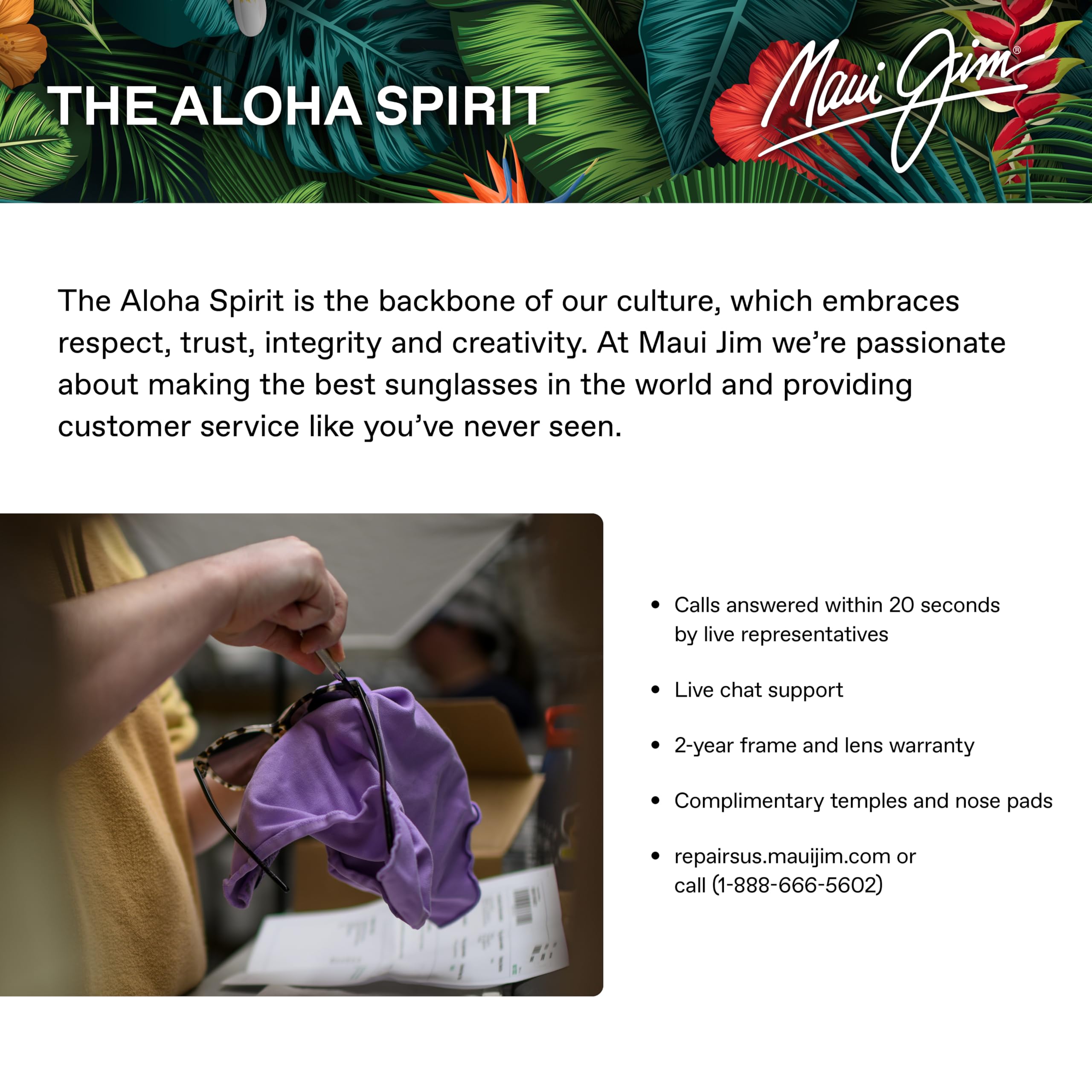 Maui Jim Polarized Men's and Women's Wailua Classic Sunglasses