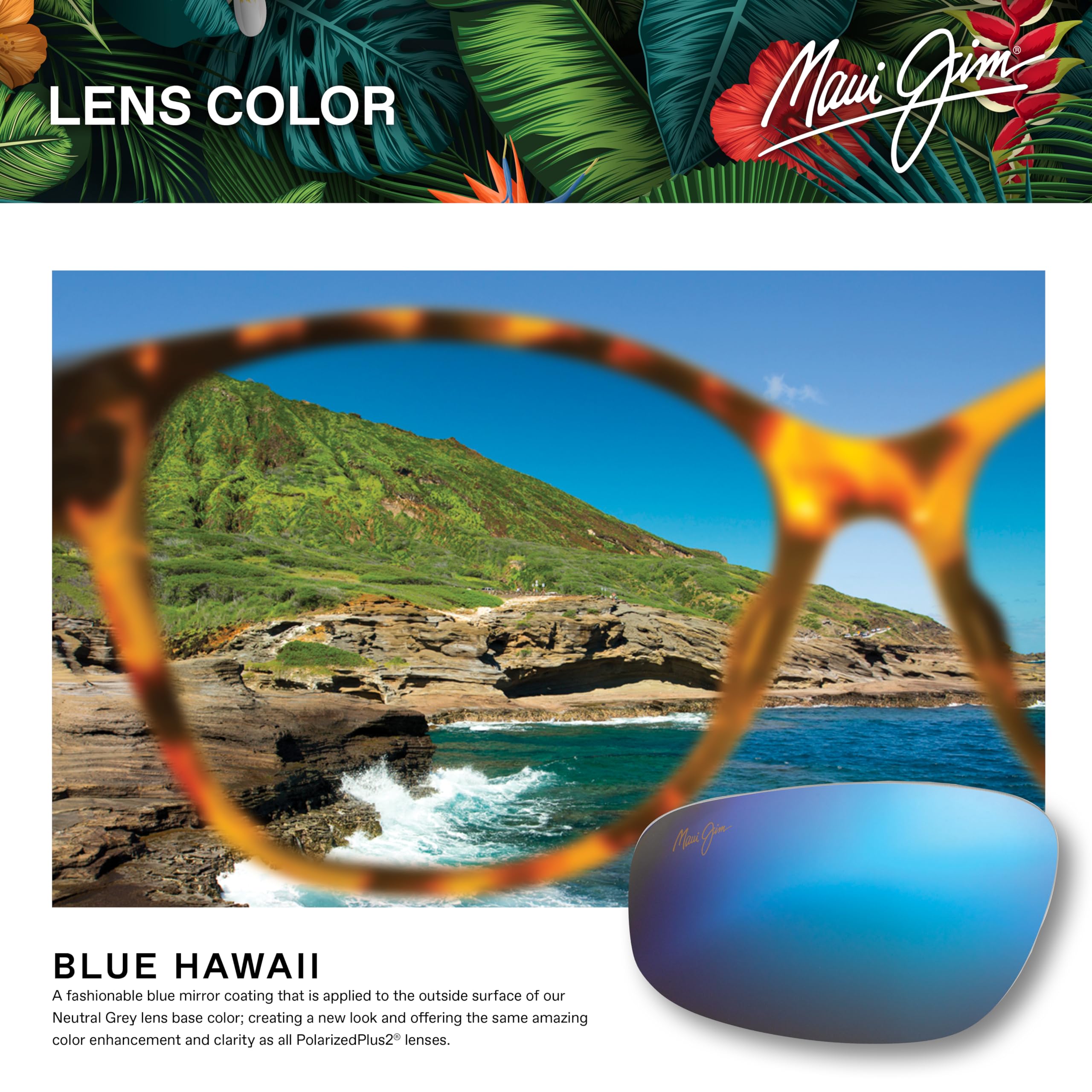 Maui Jim Polarized Men's and Women's Wailua Classic Sunglasses